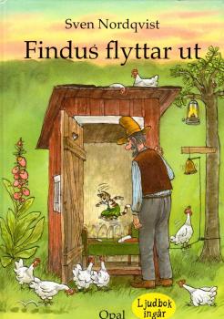Festus and Mercury - book swedish - Findus Flyttar Ut - Sven Nordqvist WITH CD  !!